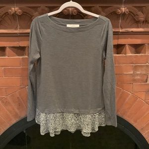 Grey & Cheetah Long Sleeve Jersey Top SP